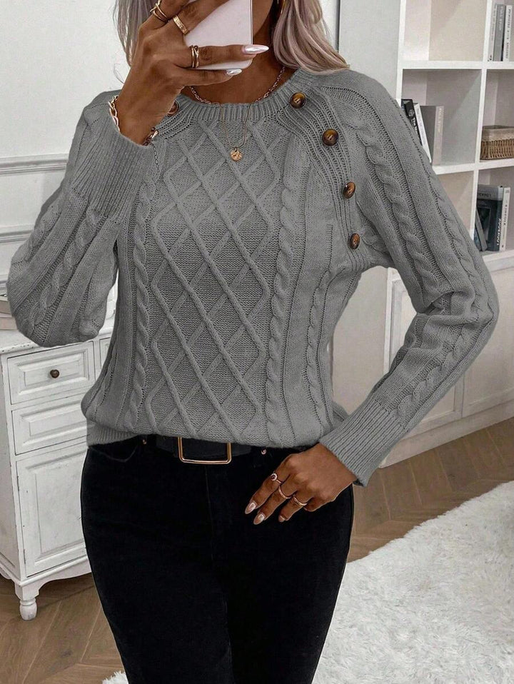 The Aspen Ridge Cable Knit Jumper