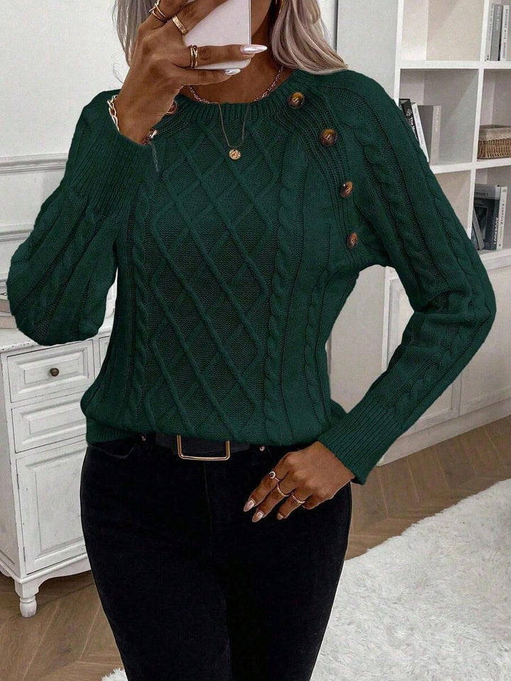 The Aspen Ridge Cable Knit Jumper