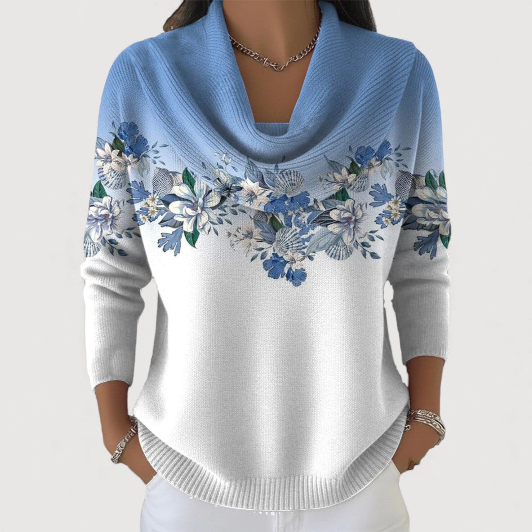 Willow Cove Floral Cowl Jumper