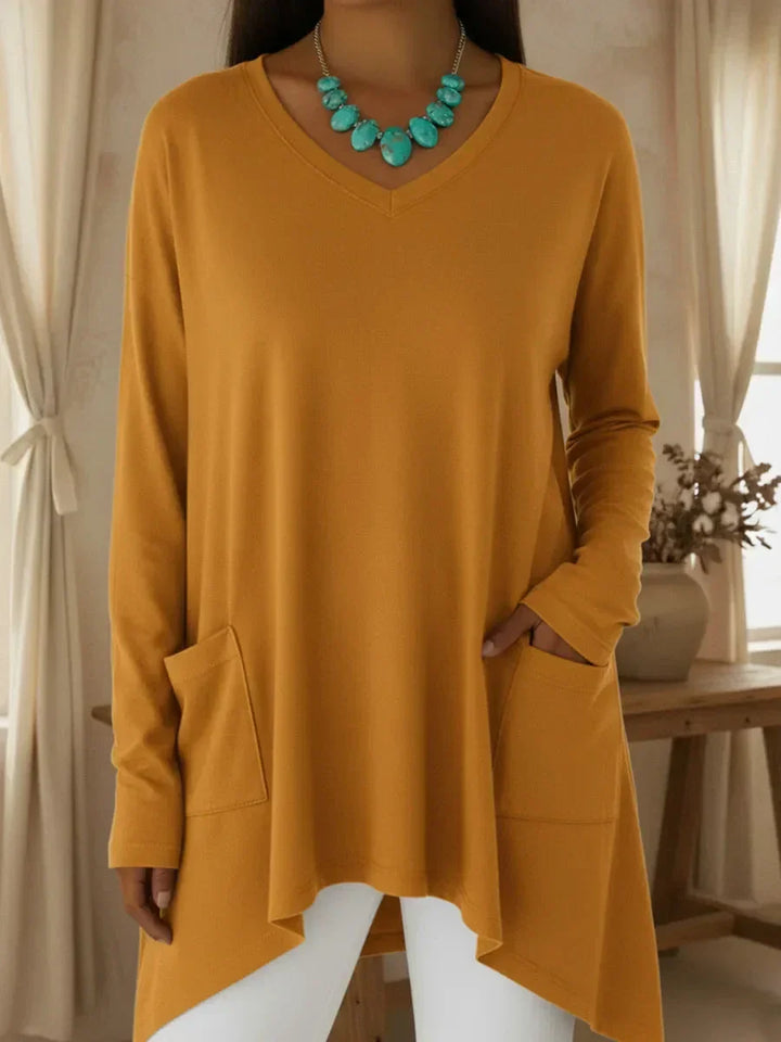 The Willow Cove V-Neck Pullover