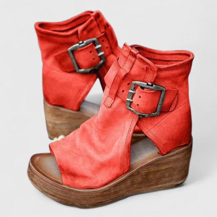 Cedar Wedge Sandals