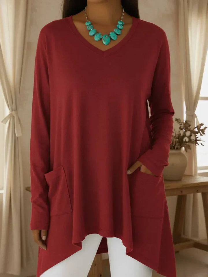The Willow Cove V-Neck Pullover