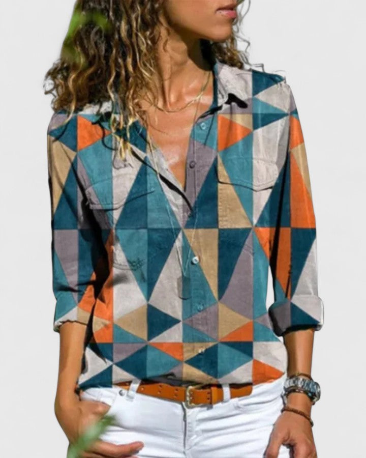 Nadienne Lake Blouse