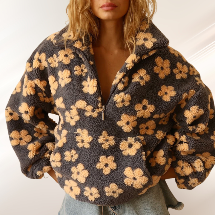 Aspen Bloom Sherpa Pullover