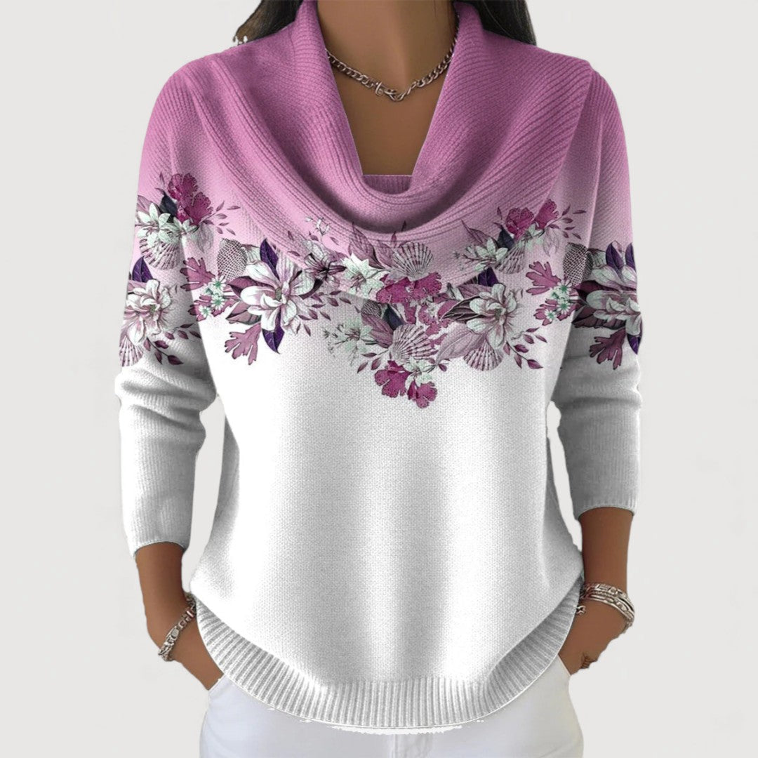 Willow Cove Floral Cowl Jumper