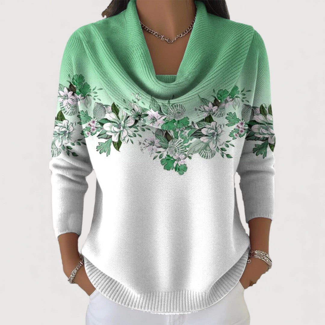 Willow Cove Floral Cowl Jumper
