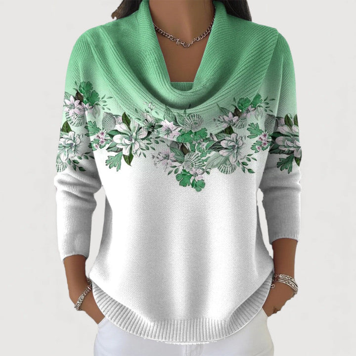 Willow Cove Floral Cowl Jumper