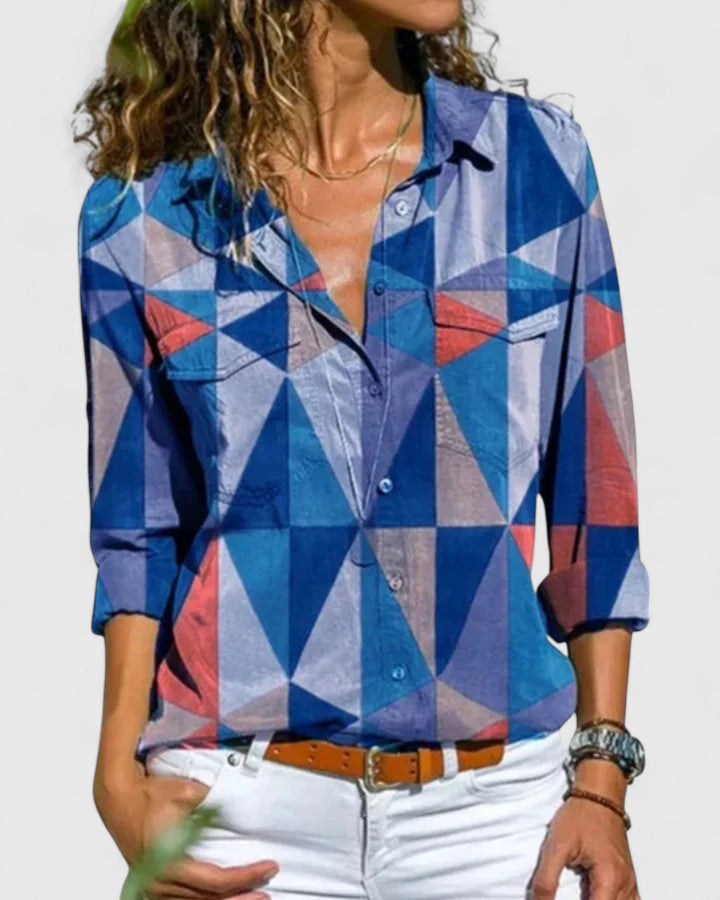 Nadienne Lake Blouse