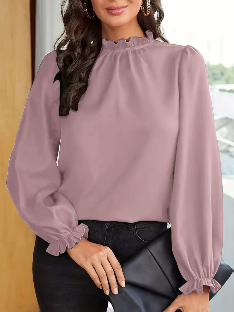 The Blue Ridge Ruffle Blouse