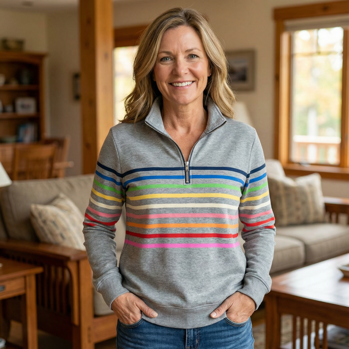 The Sierra Sunrise Zip Sweatshirt
