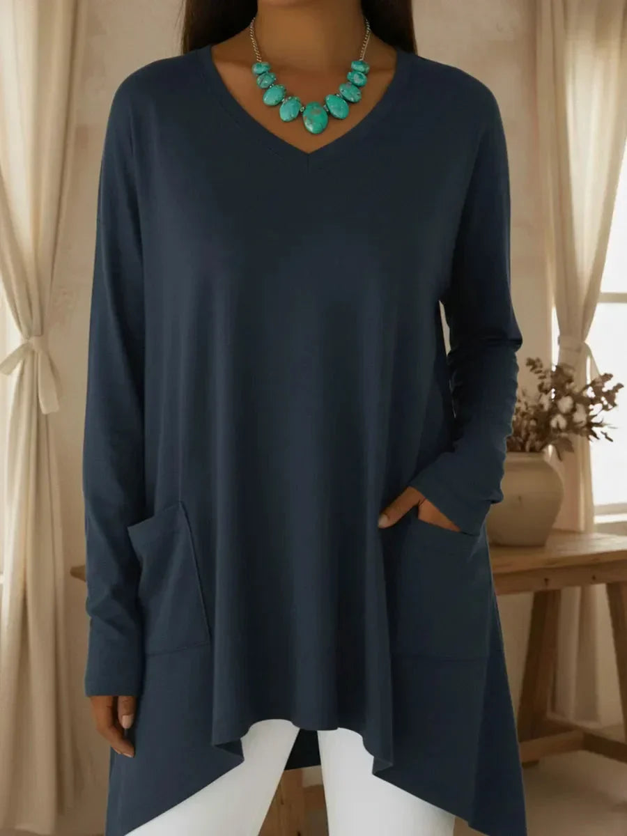 The Willow Cove V-Neck Pullover