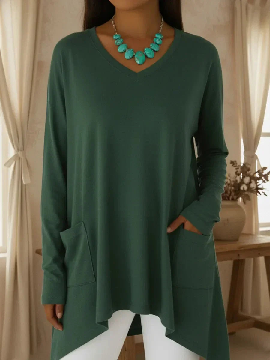 The Willow Cove V-Neck Pullover