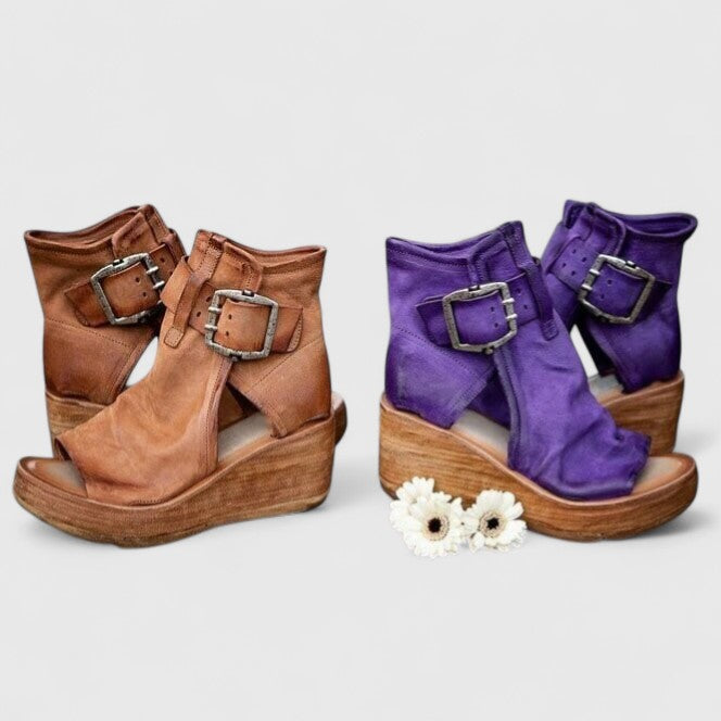 Cedar Wedge Sandals