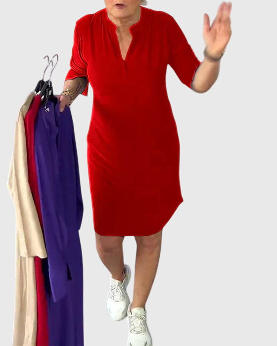 Katherine V-Neck Dress