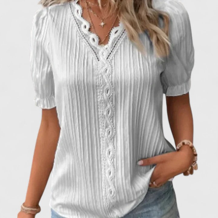 Cedar V-Neck Blouse