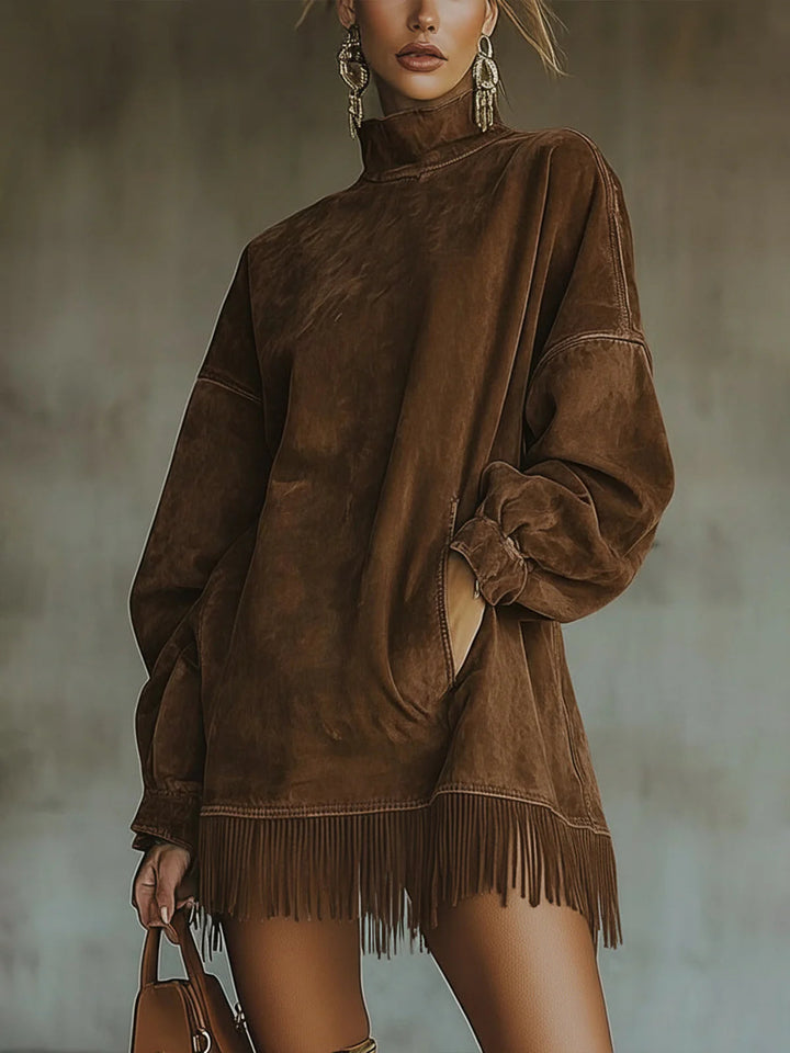 The Willow Soft Fringe Dress