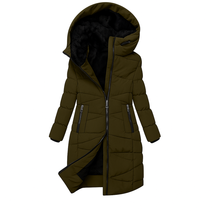 Aspen Ravine Quilted Hooded Coat
