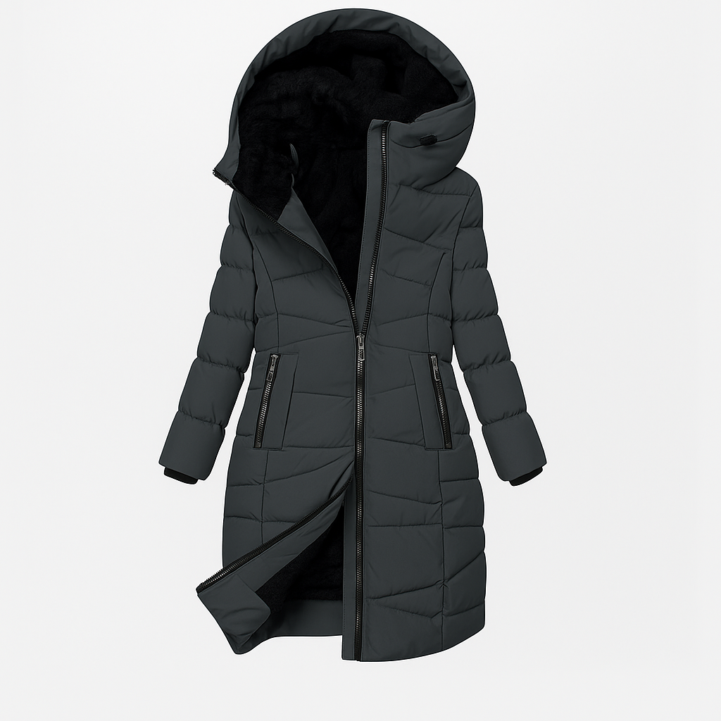 Aspen Ravine Quilted Hooded Coat