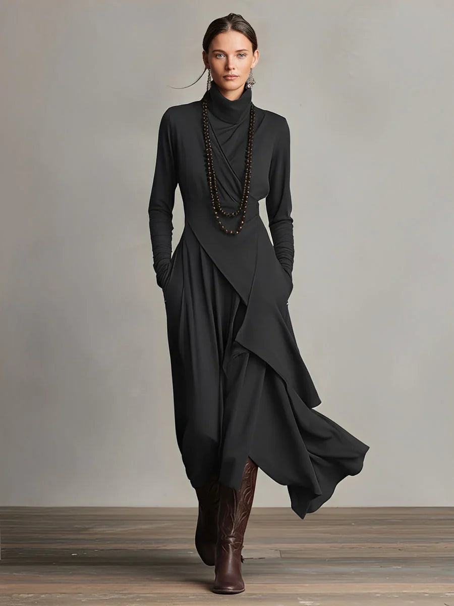 Redwood Drift Draped Dress