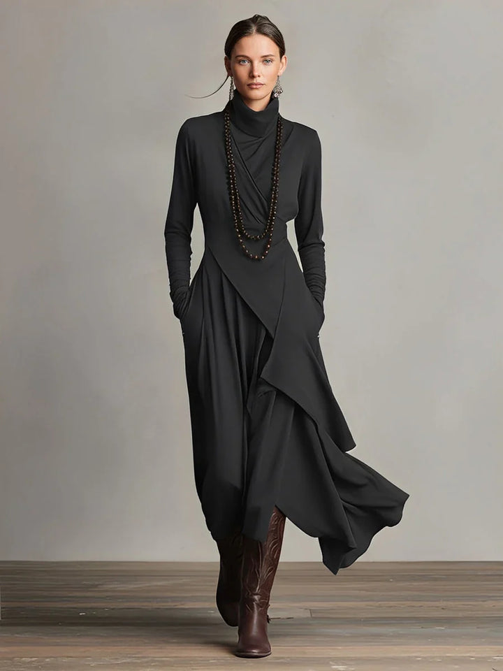 Redwood Drift Draped Dress