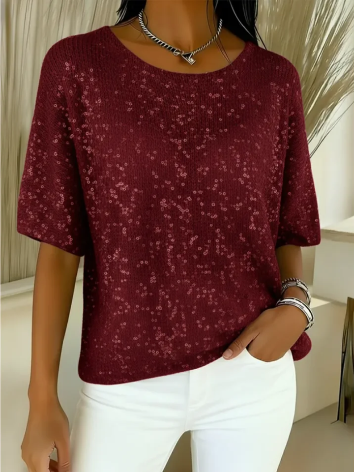 Sonora Glint Satin Top