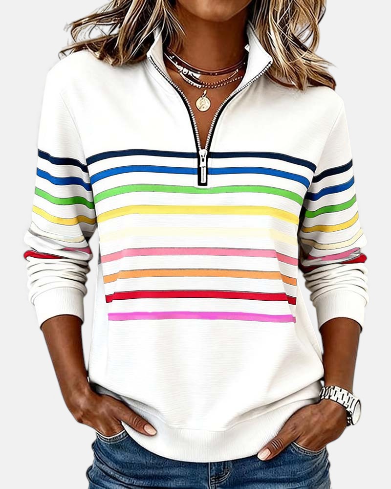 The Sierra Sunrise Zip Sweatshirt
