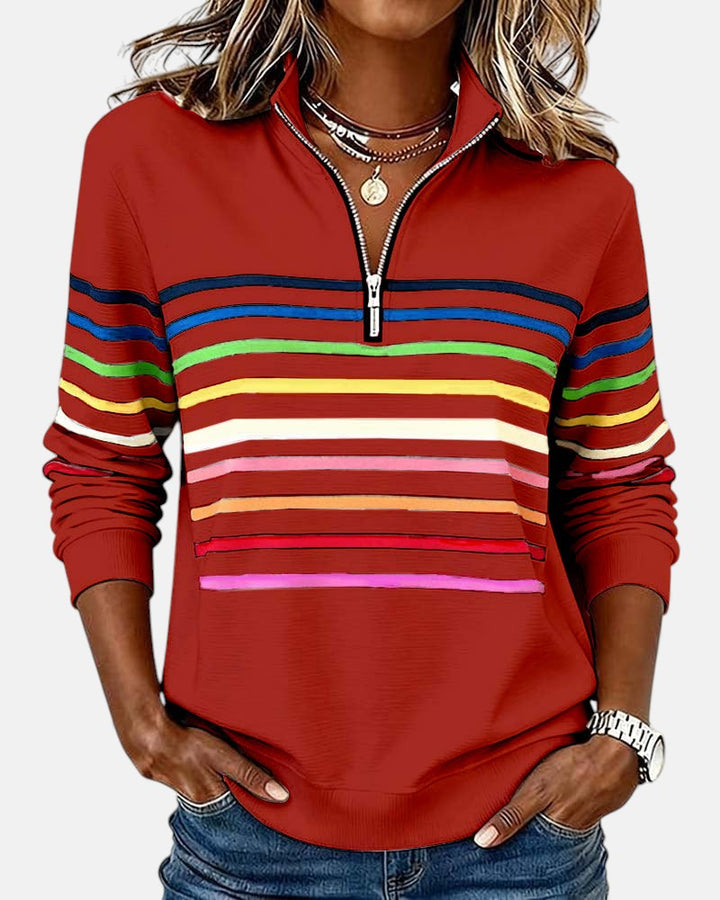 The Sierra Sunrise Zip Sweatshirt