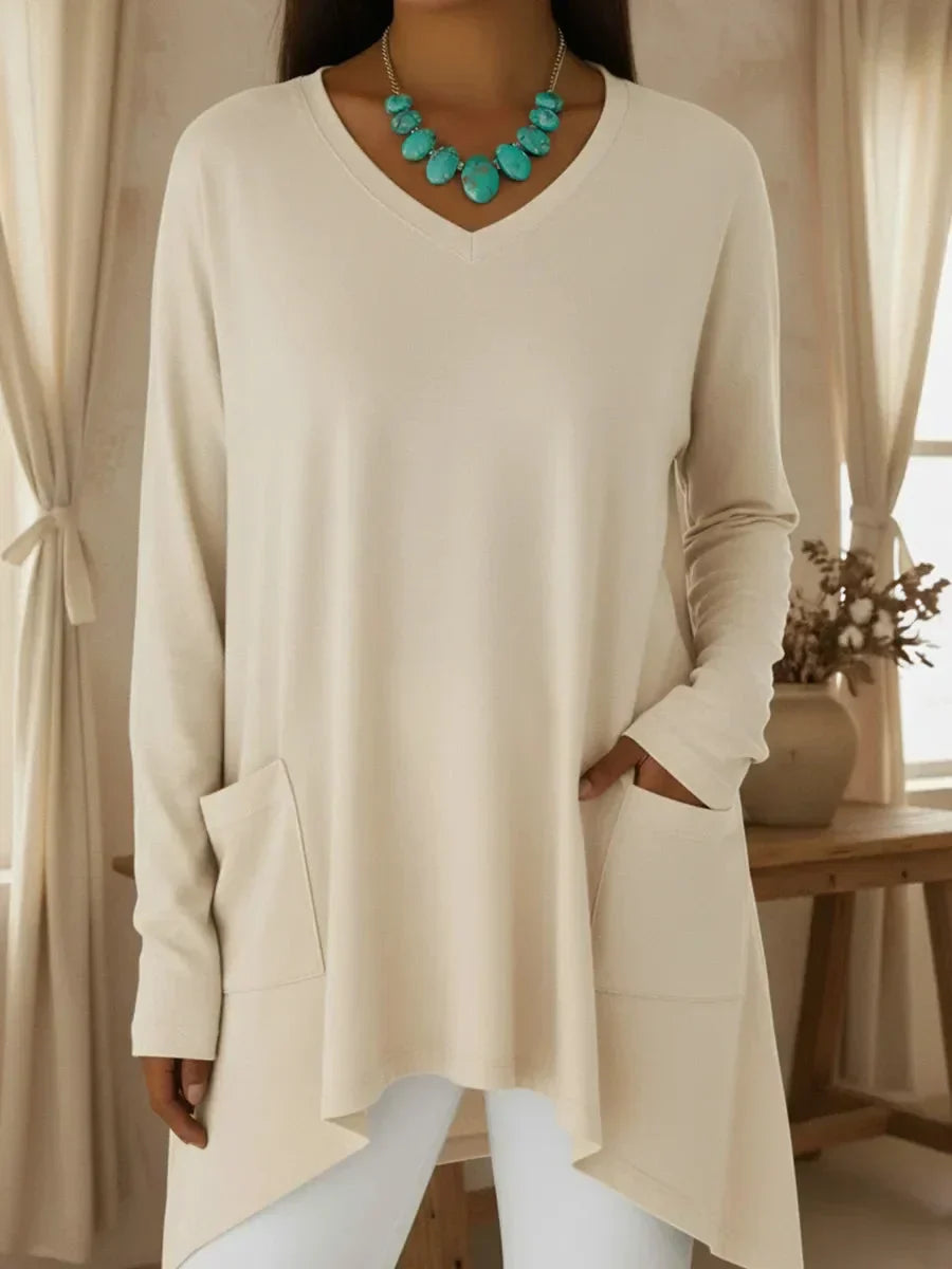 The Willow Cove V-Neck Pullover